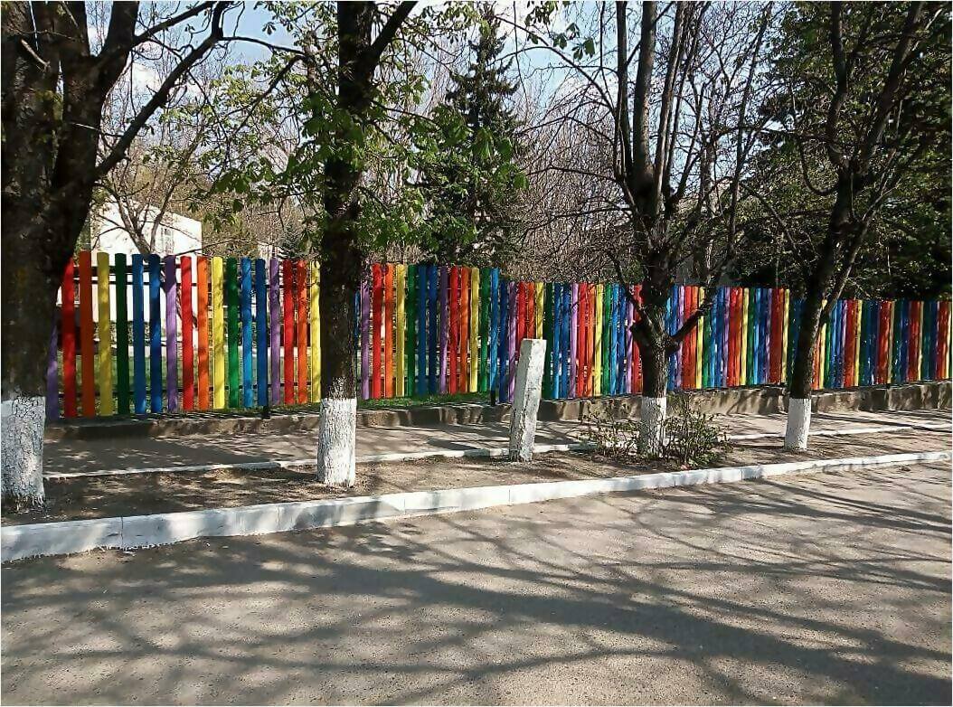 забор из штакетника 110м фото5 в Новомосковске