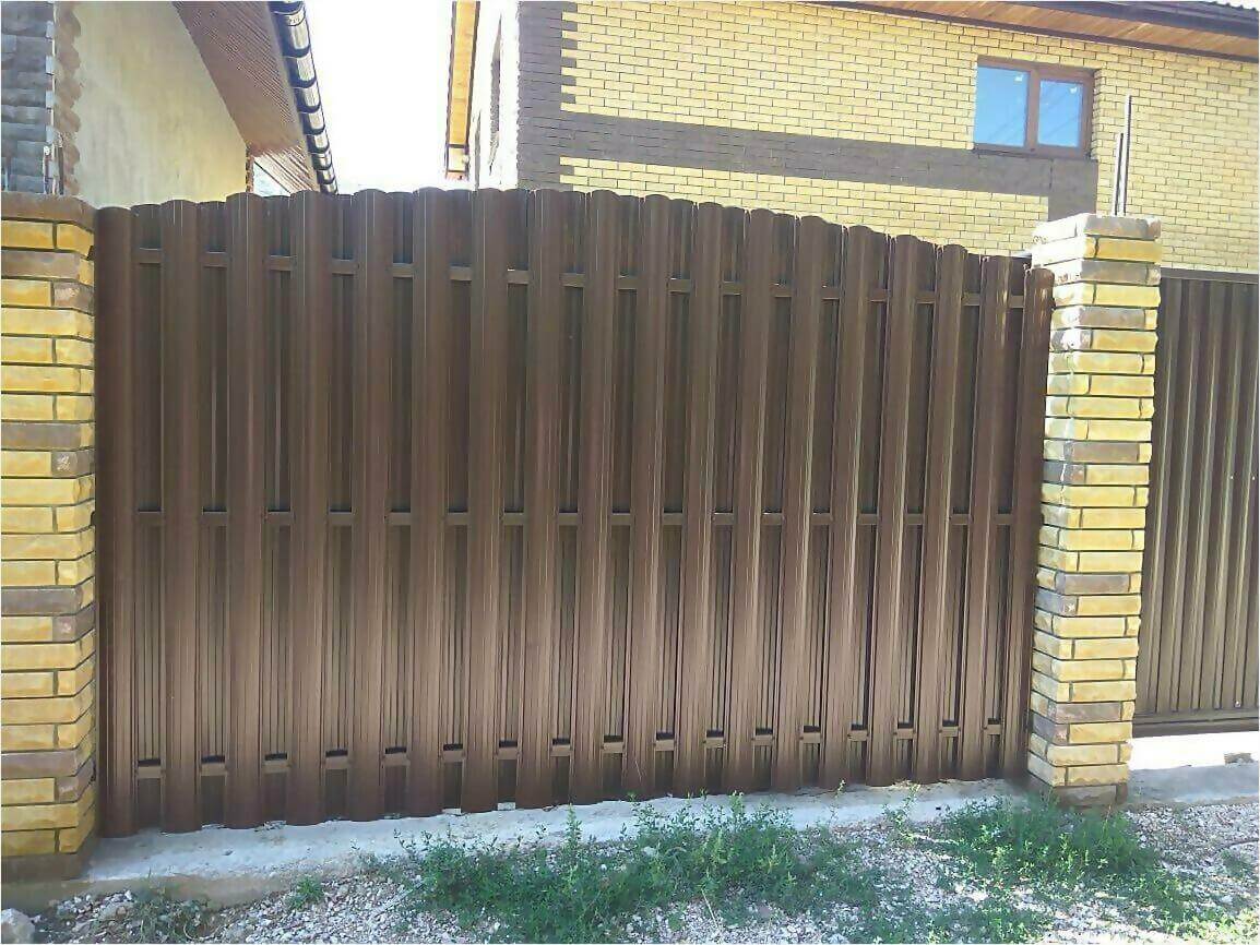 забор из штакетника 110м фото4 в Новомосковске