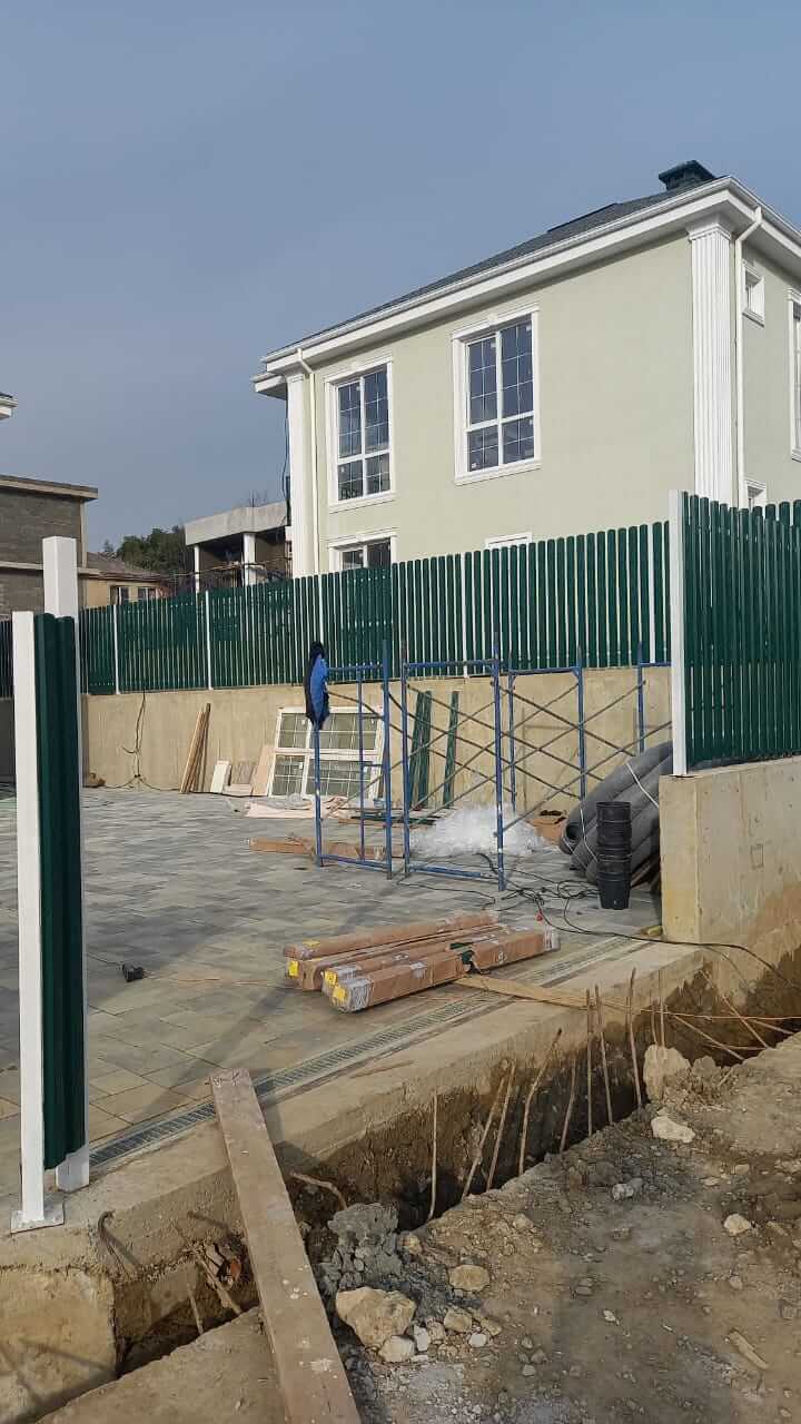 забор из штакетника 80м Зелёный мох двухсторонний фото2 в Новомосковске