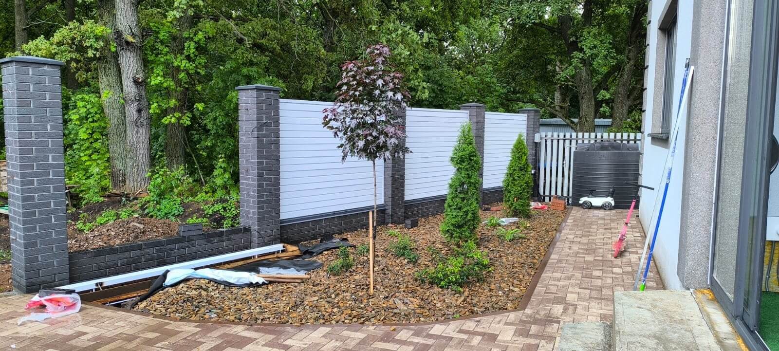 Забор-жалюзи из ламелей Хай-Тек 54м RAL9003 Белый фото 3 в Новомосковске